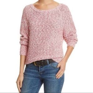 Free People loose knit blush pink sweater